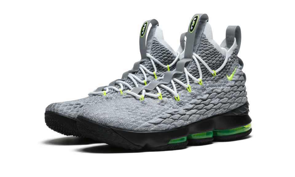 Nike Lebron 15 Ksa Cool Grey/volt-wolf Grey