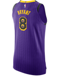 Los Angeles Lakers City Edition Kobe Bryant Authentic Jersey  Purple