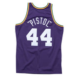 Nickname Hardwood Classic Swingman Jersey  MensApparelJerseys  New Orleans Jazz  Maravich Pete  Primary  Purple