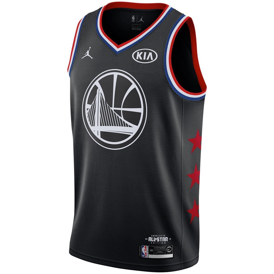NBA AllStar Edition Stephen Curry # Men's Jordan Swingman Jersey  Black