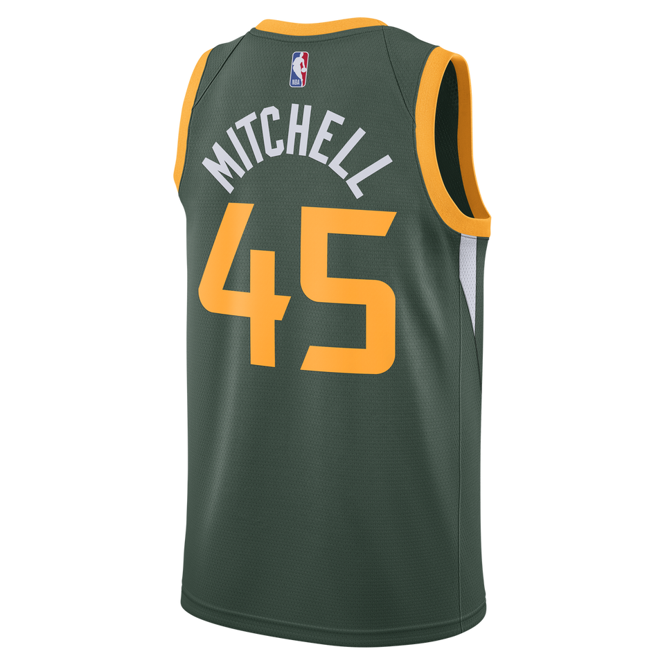 Earned Swingman Jersey  MensApparelJerseys  Utah Jazz  Mitchell Donovan  Earned  Green