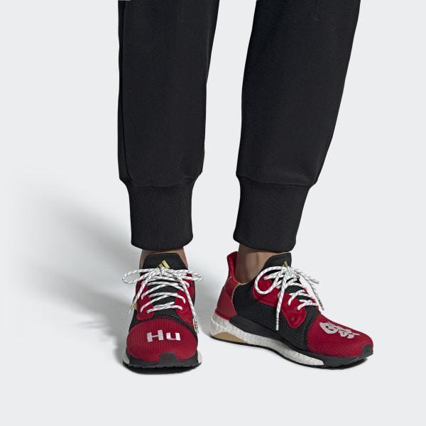 Cny Solar Hu Glide Shoes Black / Black / Black Adidas