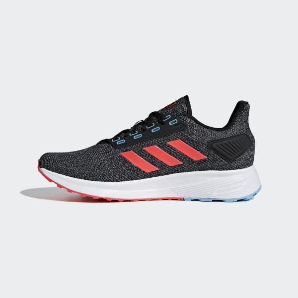 Duramo 9 Shoes Core Black / Solar Red / Grey Four Adidas