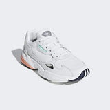 Falcon Shoes Crystal White / Crystal White / Easy Orange Adidas