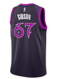 Minnesota Timberwolves City Edition Taj Gibson Swingman Jersey  Black