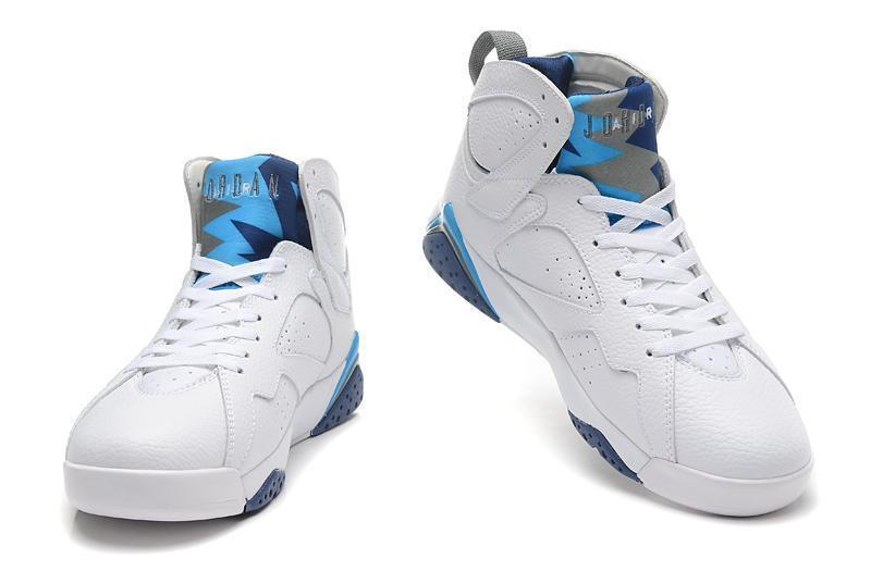 Nike Air Jordan 7 Retro White Blue Shoes Basketball Men