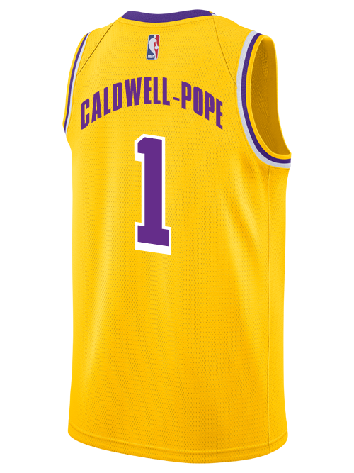 Los Angeles Lakers Kentavious CaldwellPope  Icon Edition Swingman Jersey  Gold