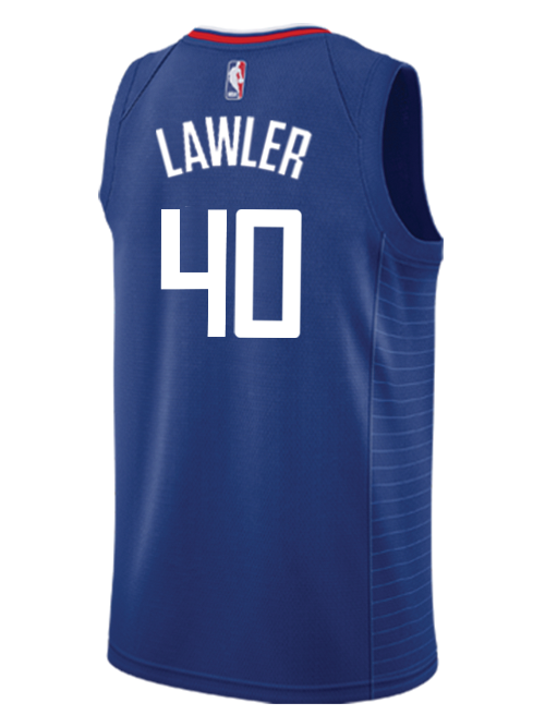 LA Clippers Ralph Lawler Icon Swingman Jersey  Blue