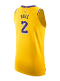 Los Angeles Lakers Lonzo Ball Icon Edition Authentic Jersey  Gold