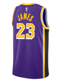 Los Angeles Lakers LeBron James  Statement Edition Swingman Jersey  Purple