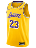 Los Angeles Lakers Youth LeBron James Icon Edition Swingman Jersey  Gold
