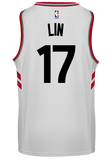 Raptors Adult Swingman Association Jersey  Lin  White