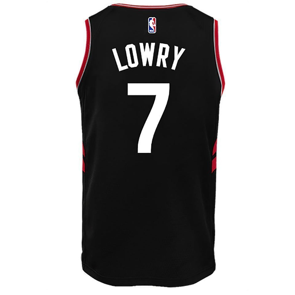 Raptors Adult Swingman Statement Jersey  Lowry  Black