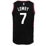 Raptors Adult Swingman Statement Jersey  Lowry  Black