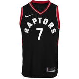 Raptors Adult Swingman Statement Jersey  Lowry  Black