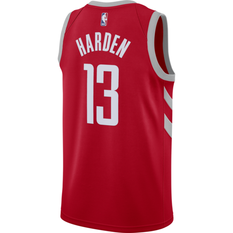 James Harden Houston Rockets Icon Edition Swingman Jersey  Red