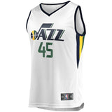 Association FastBreak Replica Jersey  MensApparelJerseys  Utah Jazz  Mitchell Donovan  Primary  White