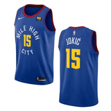 Nikola Jokic Denver Nuggets Swingman Association Jersey  Blue