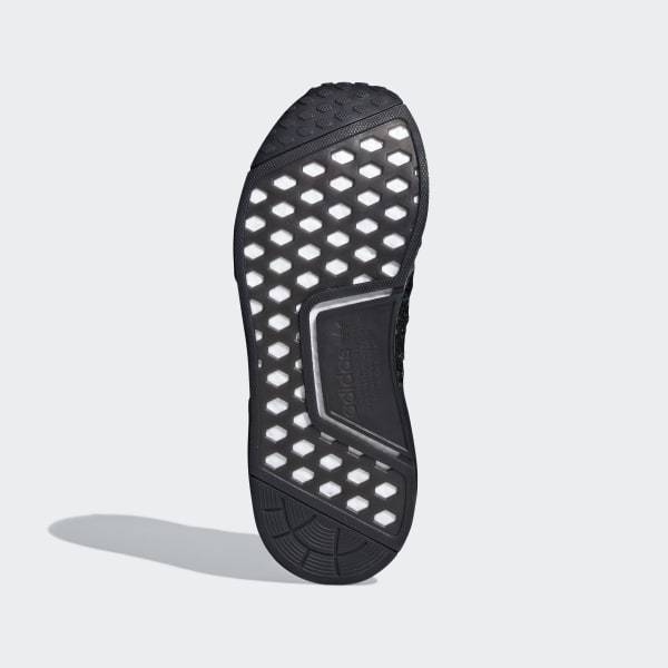 Nmd_r1 Stlt Parley Primeknit Shoes Core Black / Blue Spirit / Eqt Green Adidas