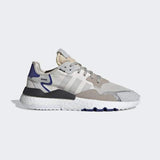 Nite Jogger Shoes Raw White / Grey One / Active Blue Adidas