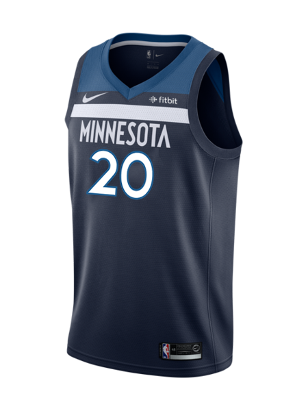 Minnesota Timberwolves Josh Okogie Icon Authentic Jersey  Grey