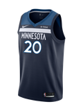 Minnesota Timberwolves Josh Okogie Icon Authentic Jersey  Grey