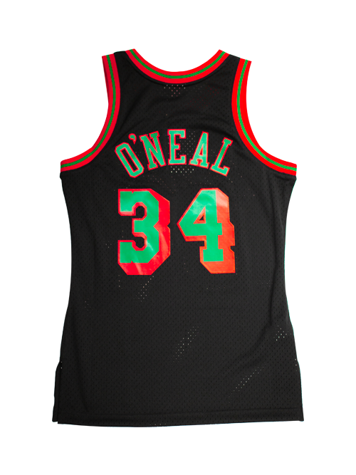 Los Angeles Lakers Shaquille Oneal Christmas Swingman Jersey  Black