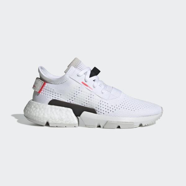 Pod-s3.1 Shoes Cloud White / Cloud White / Shock Red Adidas