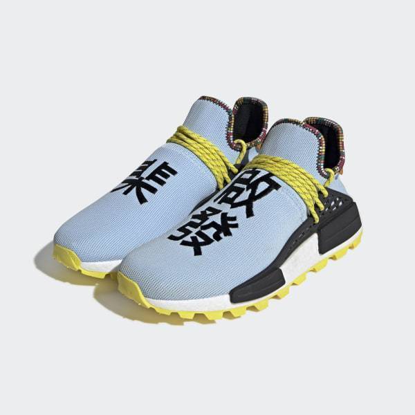 Pw Solar Hu Nmd Black / Core Black / Bright Orange Adidas