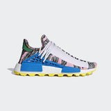 Pharrell Williams Solarhu Nmd Shoes Light Pink / Core Black / Bright Blue Adidas
