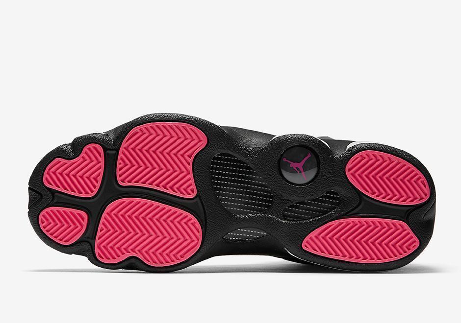 Nike Air Jordan Men 13 Retro Black Hyper Pink Basketball Men