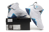 Nike Air Jordan 7 Retro White Blue Shoes Basketball Men
