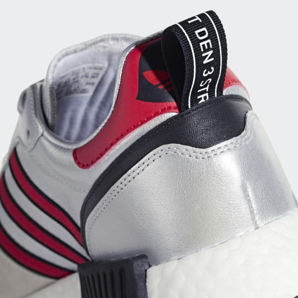 Rising Starxr1 Shoes Silver Metallic / Collegiate Red / Cloud White Adidas