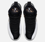 Nike Air Jordan 12 Retro 'Wings' Black White Gold Shoes Basketball Men Sale