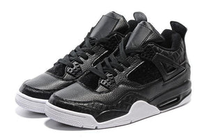 Nike Air Jordan 4 Retro Black White Basketball Men