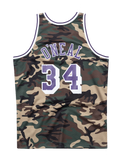 Los Angeles Lakers Shaquille O'Neal Woodland Camo Swingman Jersey  Navy