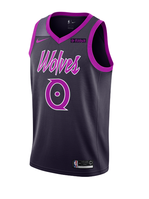 Minnesota Timberwolves City Edition Jeff Teague Swingman Jersey  Black