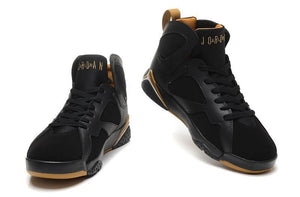 Nike Air Jordan 7 Black Gold Shoes Basketball Men