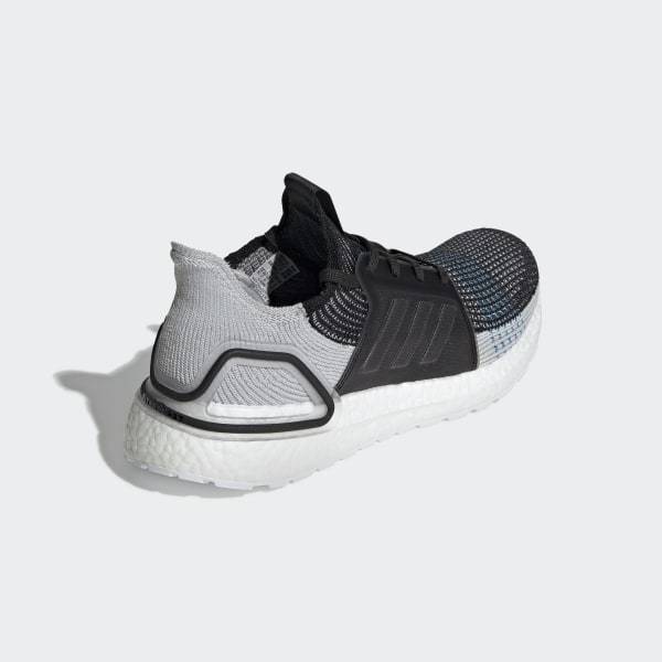 Ultraboost 19 Shoes Core Black / Grey Six / Shock Cyan Adidas