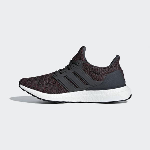 Ultraboost Shoes Carbon / Carbon / Noble Maroon Adidas