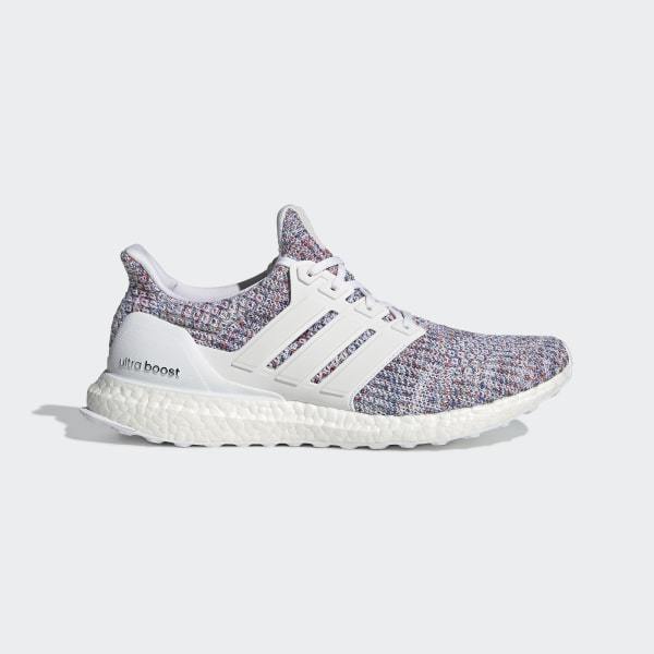 Ultraboost Shoes Cloud White / Cloud White / Blue Adidas