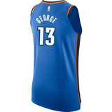 Oklahoma City Thunder Paul George Authentic Jersey  Blue