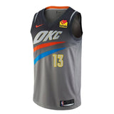 Oklahoma City Thunder Nike Youth George City Edition Swingman Jersey  Black