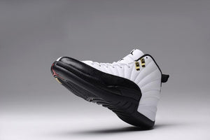 Nike Air Jordan 12 Retro 'Taxi' 2013 Black White Shoes Basketball Men Sale