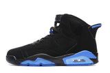 Nike Air Jordan 6 Retro Black Blue Men Shoes Sale