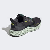 Zx 4000 4d Shoes Carbon / Carbon / Semi Solar Yellow Adidas