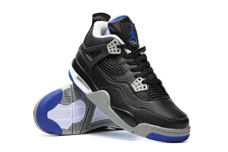 Nike Air Jordan 4 Retro Black White Grey Basketball Men