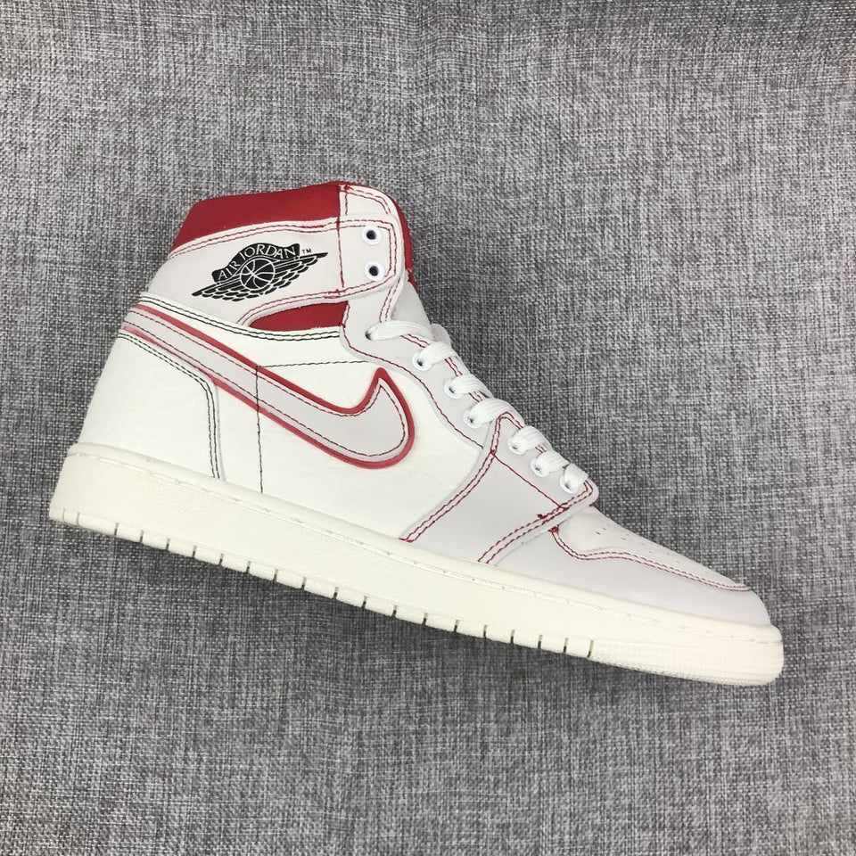 Nike Air Jordan 1 High Retro OG White Red Shoes Basketball Men