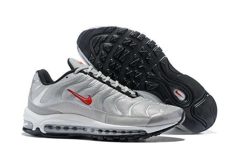 Nike Air Max 97 Ultra TN Silver White Red Sale Men Size US 7, 8, 8.5, 9, 10, 11