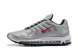 Nike Air Max 97 Ultra TN Silver White Red Sale Men Size US 7, 8, 8.5, 9, 10, 11
